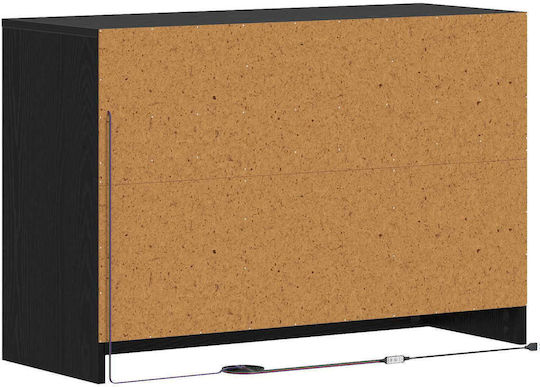 vidaXL TV-Ständer Schwarz Drossel M91xP34xH61cm