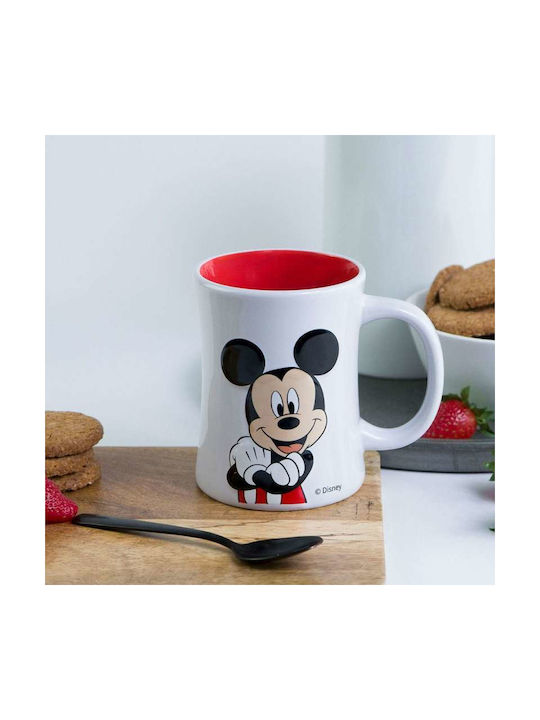Disney Mickey Mouse Чаша Керамично Бяла 360мл