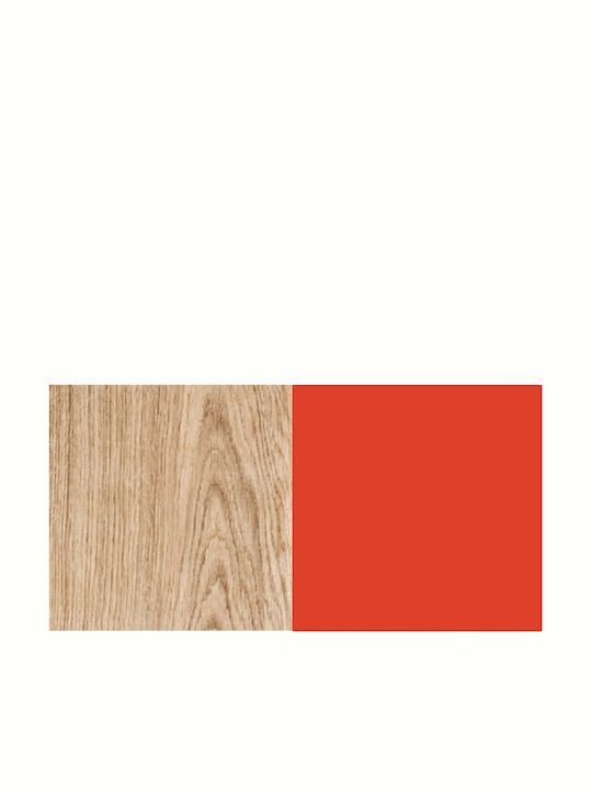 Puzzle Kids Bed Classic Single Red for Mattress 90x190cm
