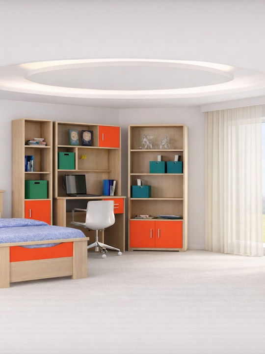Smile Kids Bed Single Red for Mattress 90x190cm