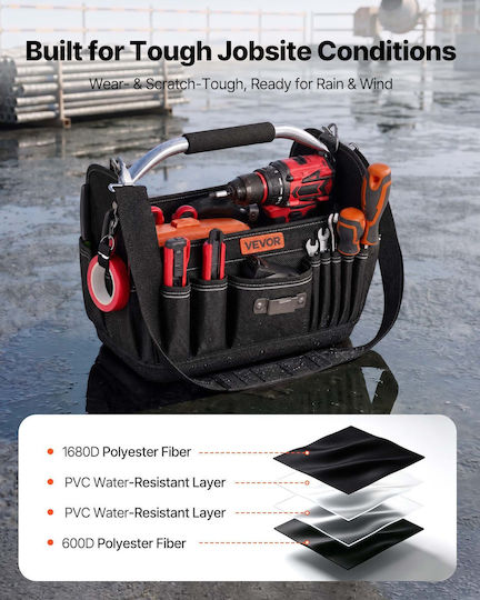 Vevor Over the Shoulder Open Top Waterproof Bag