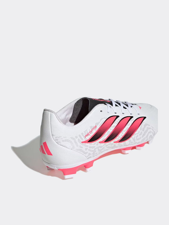 adidas Predator Club FG/MG Football Shoes with Cleats White