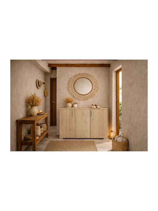 Дървен Обувна рафт 24 Oak 100x36x92см