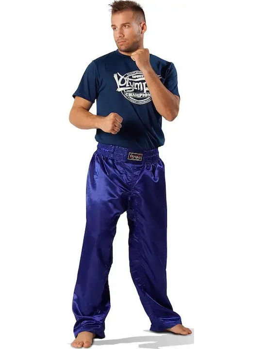 Olympus Ανδρικό Παντελόνι Kick Boxing Μαύρο