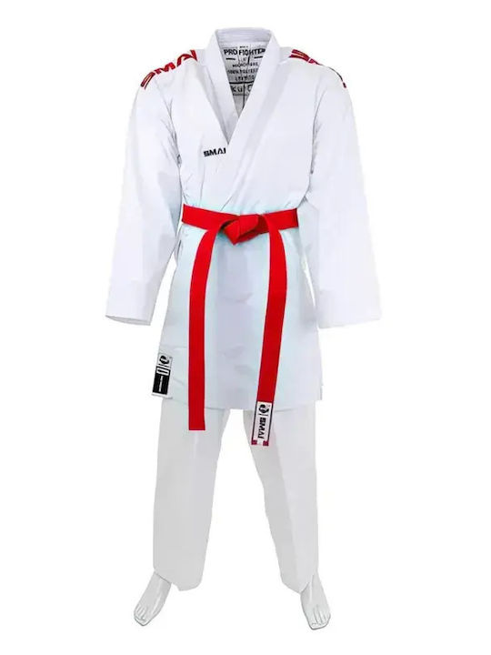 SMAI Männliche Karate-Kampfsportuniform Rot
