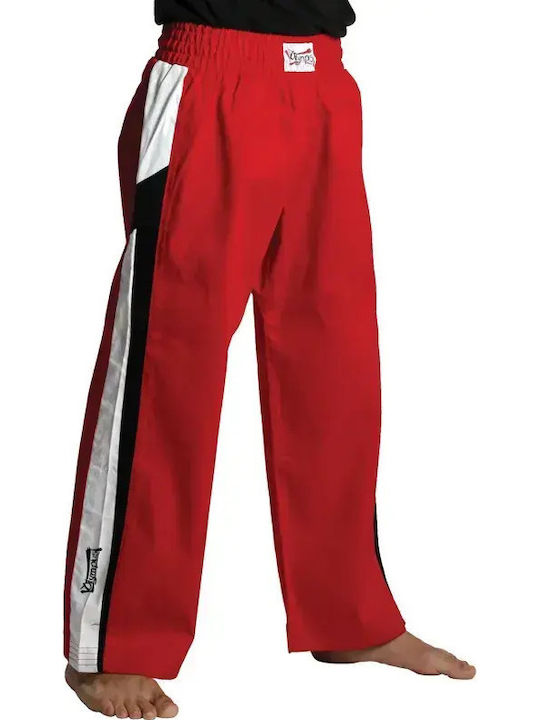 Olympus 2074.110cm.Negru.Roșu.Alb Pantaloni De Karate Pentru Bărbați Negru