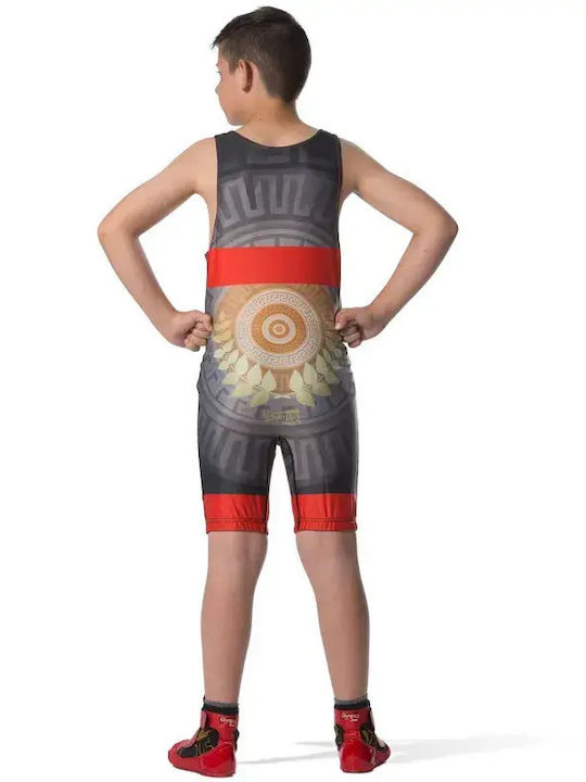 Olympus Costum de baie de lupte pentru adulți / copii albastru