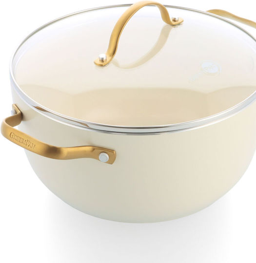 Green Pan Set Vase de Gătit cu Acoperire Ceramică 3 Piese