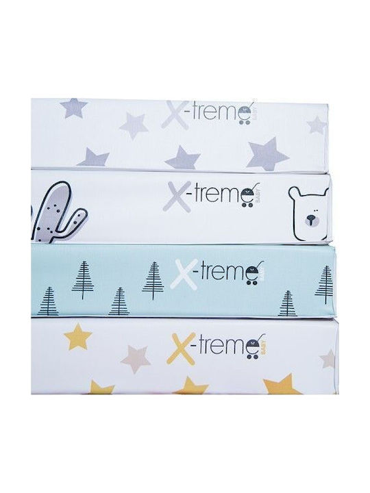 X-treme Baby Hard Changing Pad Stars made of Plastic Grey 50x80cm
