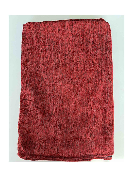 Kraft World Armchair Throw 180x180cm Red C26-180X180-12-Red