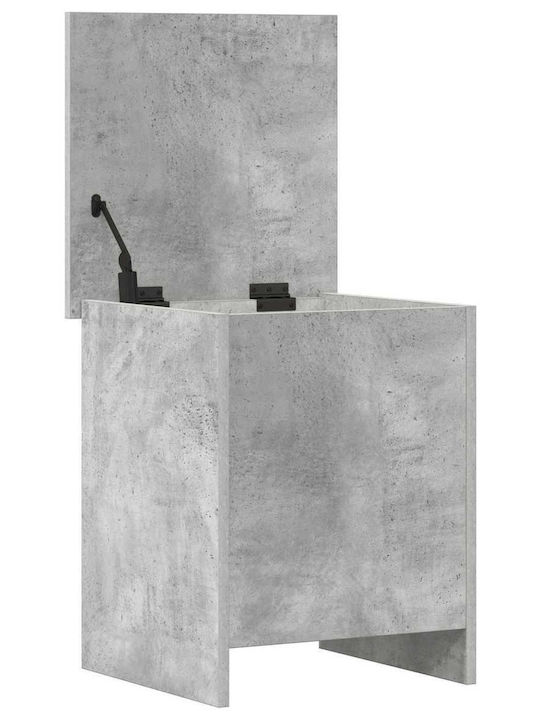 vidaXL Διακοσμητικό Μπαούλο Ξύλινο Γκρι 40x40x50εκ.
