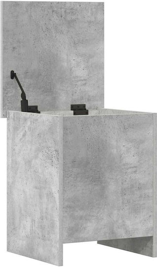 vidaXL Dekorative Koffer Hölzernes Grau 40x40x50cm