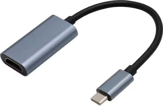 ATC 06.005.0114 USB-C Männlich Zu HDMI Weiblich Konverter Silber