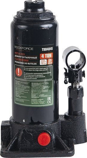 Rockforce Hydraulic Bottle Jack with Lifting Capacity up to 33.8 cm and Load Weight up to 3.59 Tons