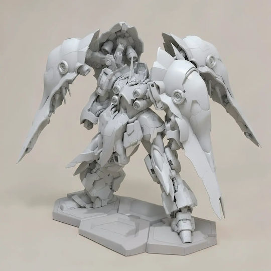 Unpainted 3D Figure Nz 666 Kshatriya Ver Rq Gundam 3D Painting Diy Gift Colors 30 Cm 1:6