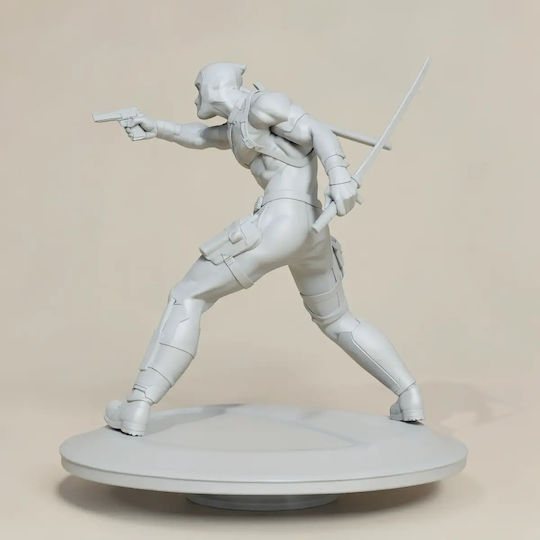 Άβαφη 3d Φιγούρα Deadpool V2 From Marvel Βάψιμο Diy Δώρο Χρώματα 15,2 Cm 1:12
