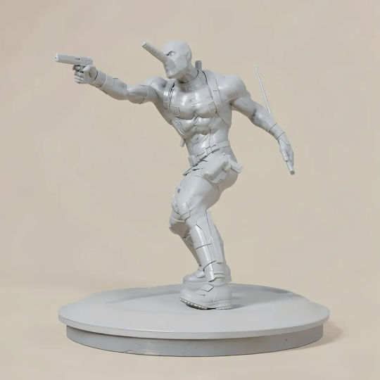 Άβαφη 3d Φιγούρα Deadpool V2 From Marvel Βάψιμο Diy Δώρο Χρώματα 15,2 Cm 1:12
