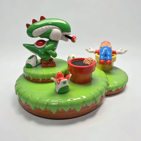 Sammlbare Figur Yoshi Alien Mashup Mario Alien 3d Bemalung Diy Geschenk Farben 20 Cm 1:8