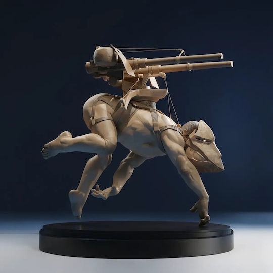 Unpainted 3D Figur Pieck Cart Titan Angriff auf Titan Bemalt Diy Geschenk Farben 20 Cm 1:8