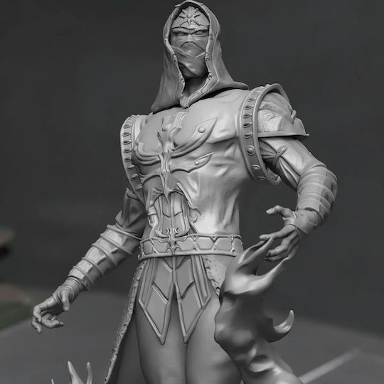 Άβαφη 3D Фигура Ermac V2 От Mortal Kombat Боядисване Направи Си Сам Подарък Цветове 30 См 1:6