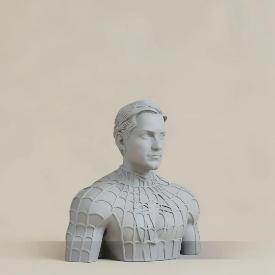 Небоядисана 3D Фигура Tobey Maguire Peter Parker Spiderman Бюст Файлове Боядисване DIY Подарък Цветове 15,2 см 1:12