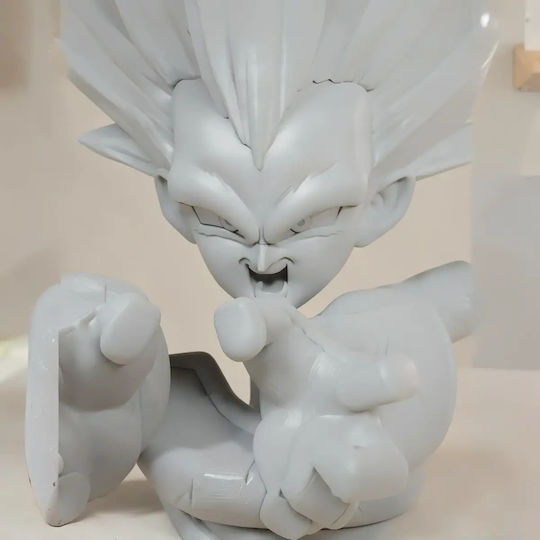 Небоядисана 3D Фигура Vegeta Ssj3 Daima Kameha Боядисване DIY Подарък Цветове 30 см 1:6