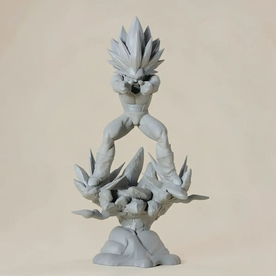 Небоядисана 3D Фигура Vegeta Ssj3 Daima Kameha Боядисване DIY Подарък Цветове 30 см 1:6