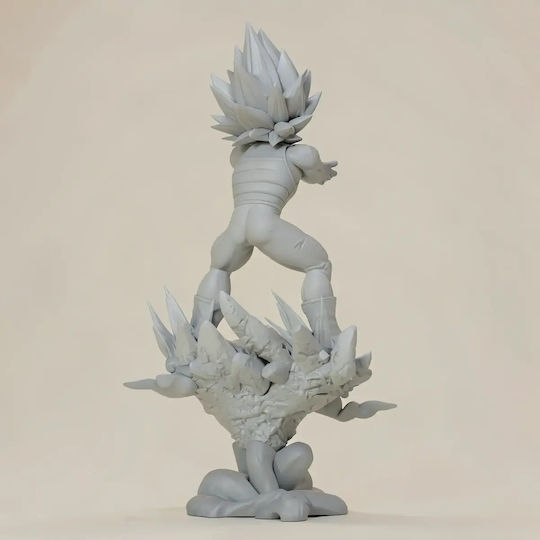 Небоядисана 3D Фигура Vegeta Ssj3 Daima Kameha Боядисване DIY Подарък Цветове 30 см 1:6