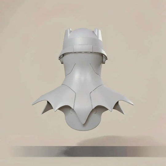 Unbemalte 3d Sammelbare Figuren Cosplay Bat Blitzlicht Helm Bemalt Diy Geschenk Farben 15,2 Cm 1:12
