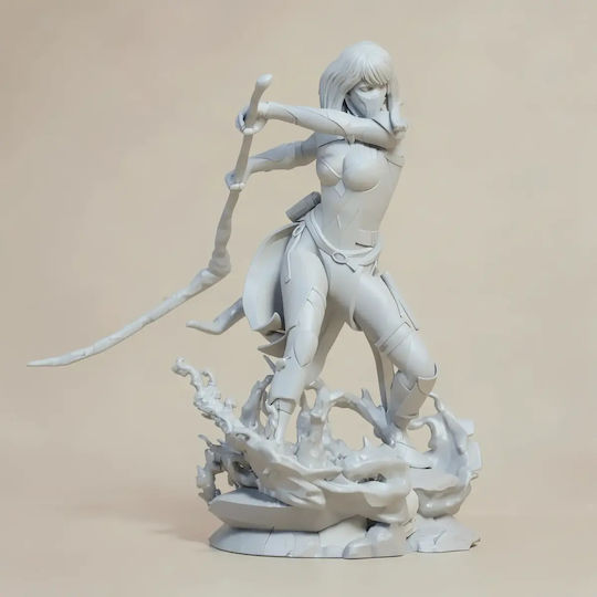 Небоядисана 3D Фигура Skarlet Mortal Kombat 11 3D Боядисване DIY Подарък Цветове 30 см 1:6