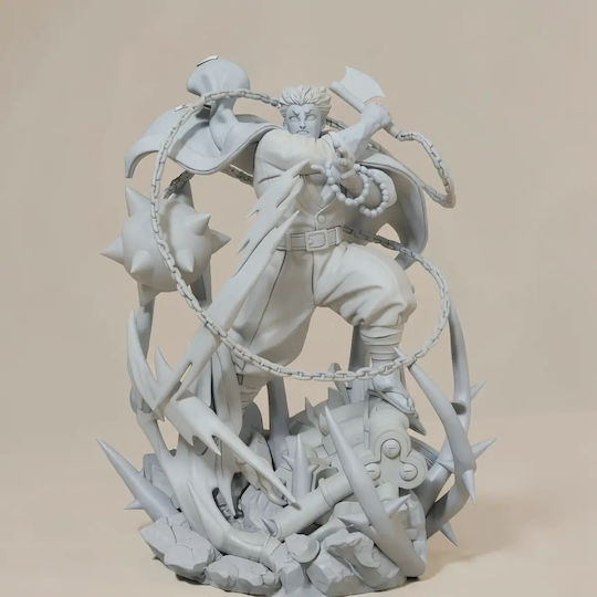 Unbemalte 3d Figur Gyomei Himejima Dämonenjägerin 3d Bemalung Diy Geschenk Farben 15,2 Cm 1:12