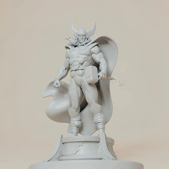 Άβαφη 3d Φιγούρα Thor Comics Musemum Pose Βάψιμο Diy Δώρο Χρώματα 20 Cm 1:8