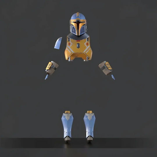 Unpainted 3D Figur Cosplay Aran Tal Mandalorian Rüstung Bemalt Diy Geschenk Farben 20 Cm 1:8