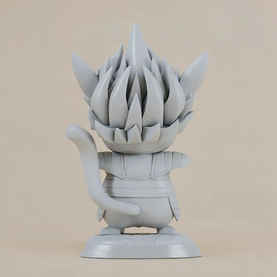 Небоядисана 3D Фигура Pikachu Cosplay Vegeta Готова За Боядисване DIY Подарък Цветове 30 См 1:6