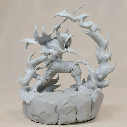 Unbemalte 3d Figur Rengoku Aus Dämonenjägerin Bemalen Diy Geschenk Farben 15,2 Cm 1:12