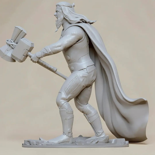 Unpainted 3D Figure Thor End Game V2 Painting Diy Gift Colors 30 Cm 1:6