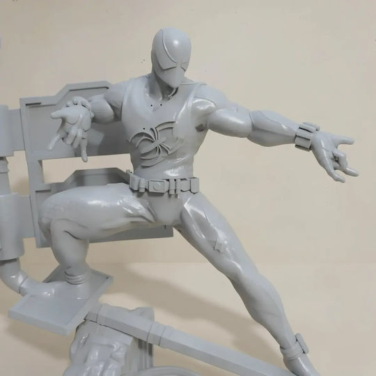 Unpainted 3D Figure Scarlet Spider From Marvel Painting Diy Gift Colors 15.2 Cm 1:12