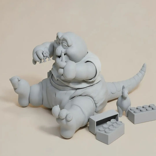 Небоядисана 3D Фигура Baby Dinosaurs Disney 3D Боядисване DIY Подарък Цветове 30 см 1:6