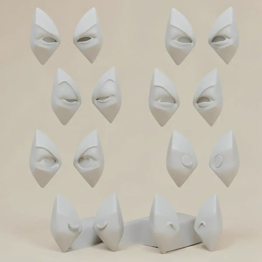 Unpainted 3D Figure Cosplay Hello Kitty Deadpool Mask Painting Diy Gift Colors 20 Cm 1:8