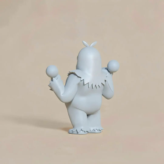 Небоядисана 3D Фигура Slaking Gym Pokemon Files Боядисване DIY Подарък Цветове 20 См 1:8