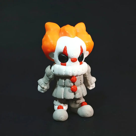 Unpainted 3D Figure Super Basic Pennywise Flexi Painting DIY Gift Colors 30 Cm 1:6