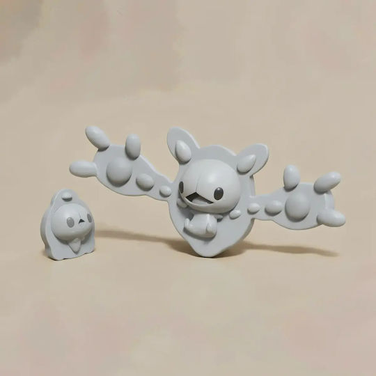 Unpainted 3D Pokemon Collection Figure Solosis Reuniclus Painting DIY Gift Colors 20 Cm 1:8