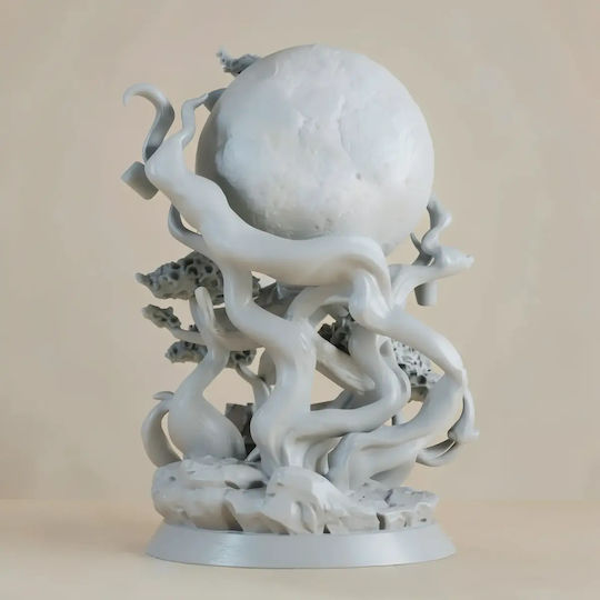 Figurină 3D Nezuko Neagră Model Din Demon Slayer Vopsire Diy Cadou Culori 30 Cm 1:6