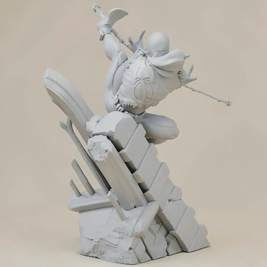 Unpainted 3D Figure Scarlet Spider In Action 3D Painting DIY Gift Colors 15.2 Cm 1:12