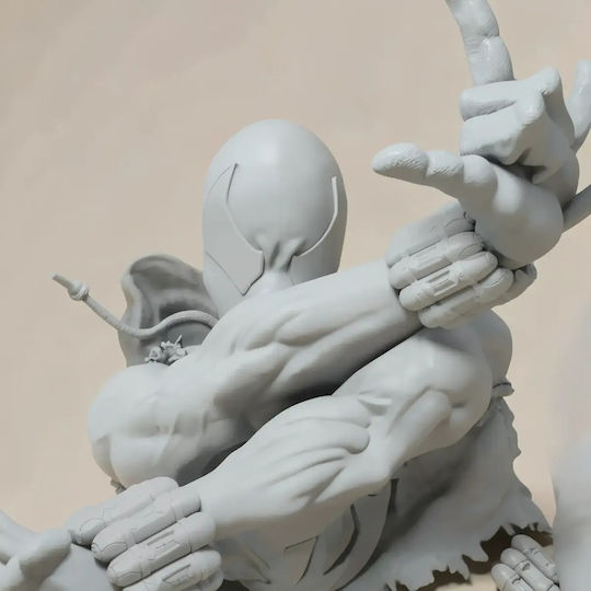 Небоядисана 3D Фигура Scarlet Spider В Действие 3D Боядисване DIY Подарък Цветове 30 См 1:6