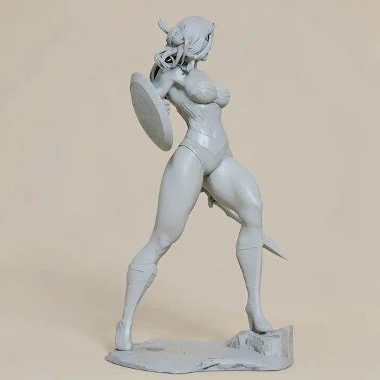 Unpainted 3D Figur Wonder Woman Nsfw Model Painting Diy Geschenk Farben 30 Cm 1:6