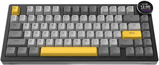 Ajazz AK820 V2 Wireless Gaming Mechanical Keyboard 75% with RGB Lighting (English US)
