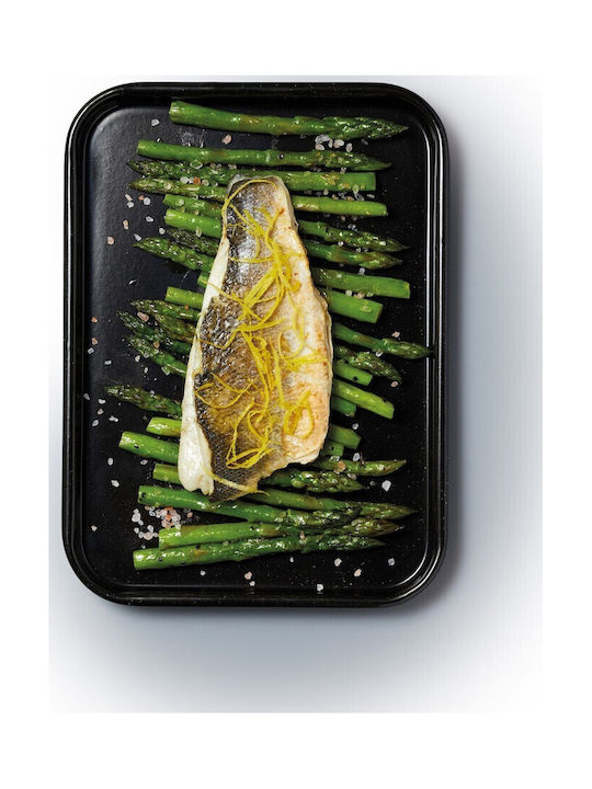 Kitchen Craft Ταψί από Ανοξείδωτο Ατσάλι με Εμαγιέ Επίστρωση 18x23cm