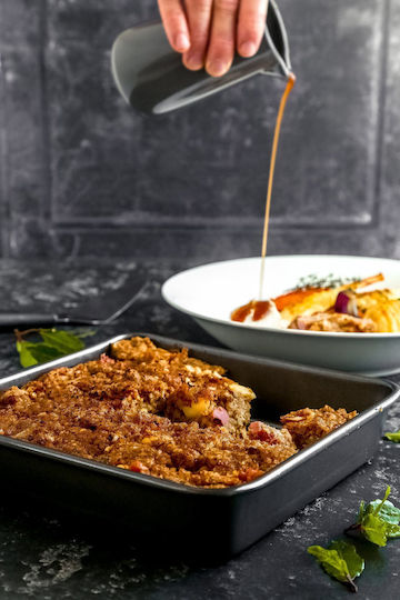 Kitchen Craft Ταψί από Ανοξείδωτο Ατσάλι με Αντικολλητική Επίστρωση 23x23cm 2τμχ