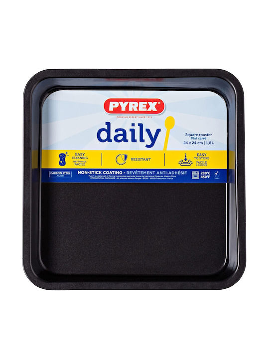 Pyrex Tăvi De Copt Din Oțel Inoxidabil Cu Acoperire Antiaderentă